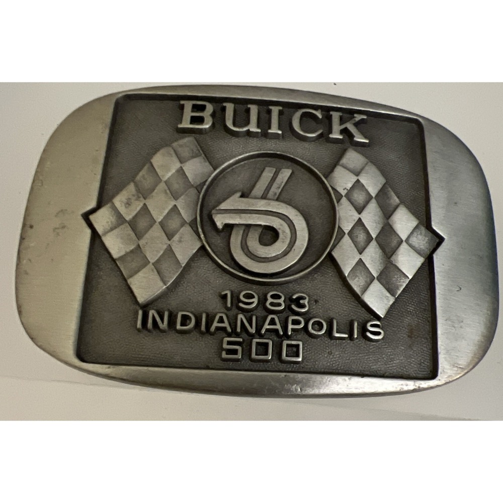 1983 Indianapolis 500 Belt Buckle Limited‎ Edition 226 of 500 Pewter Tom Sneva